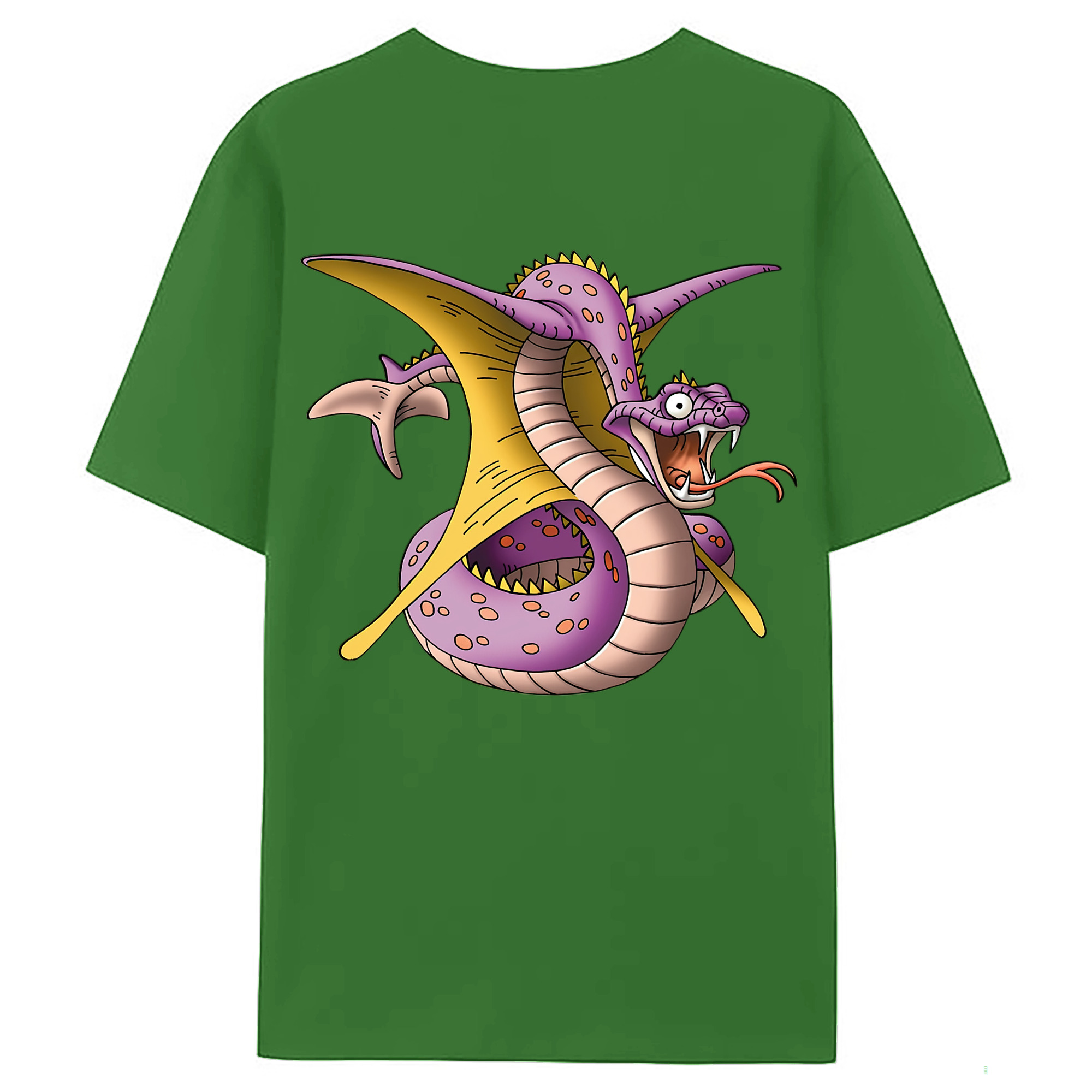 （画像用） ドラゴンクエスト Doragon Kuesuto Dragon Quest レディース半袖Tシャツ(バックプリント)
